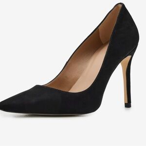 LK Bennett pointed toe Fern Pumps. Black Suede in size 41.5 and never been worn